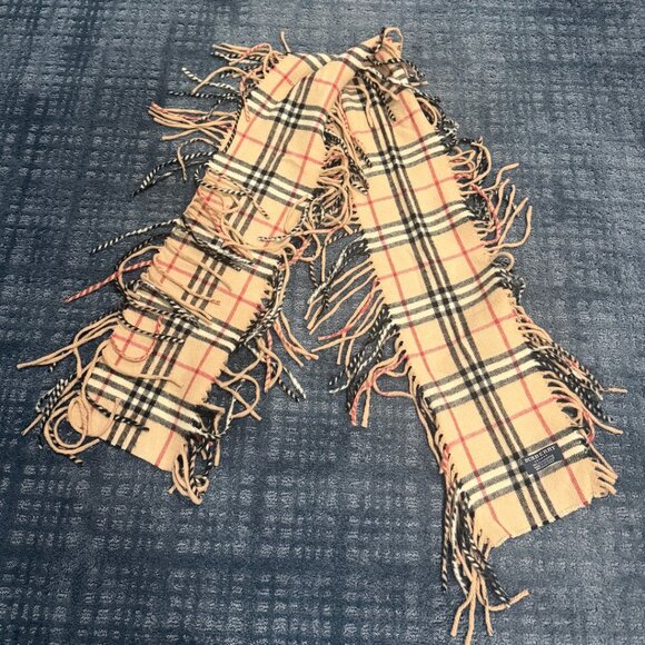 Burberry Cashmere "Happy" Scarf - Picture 1 of 5